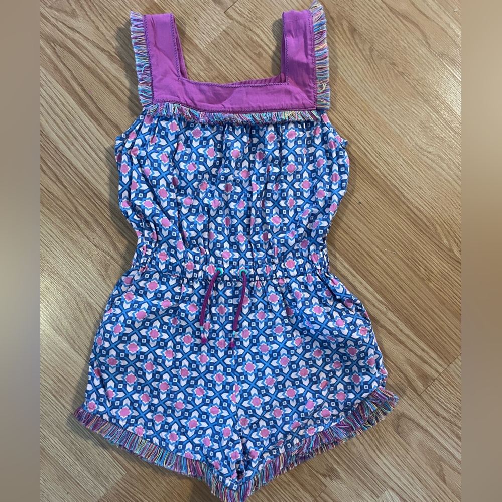 Matilda Jane‎ - Rainbow Fringe Romper Size 12